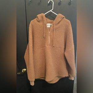 PINK VICTORIA SECRET TEDDY HOODIE